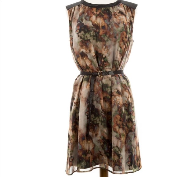 Cop.Copine sleeveless dress with belt - Picture 4 of 4